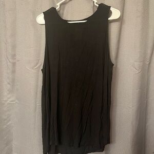 Chic Black Sleeveless Tank Top